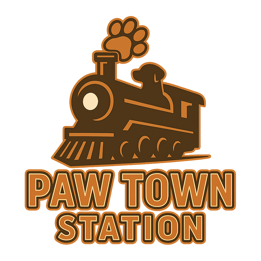 paw town station logo